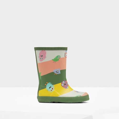 Hunter Original Classic Scribble Print Wellies (G398O) Ireland